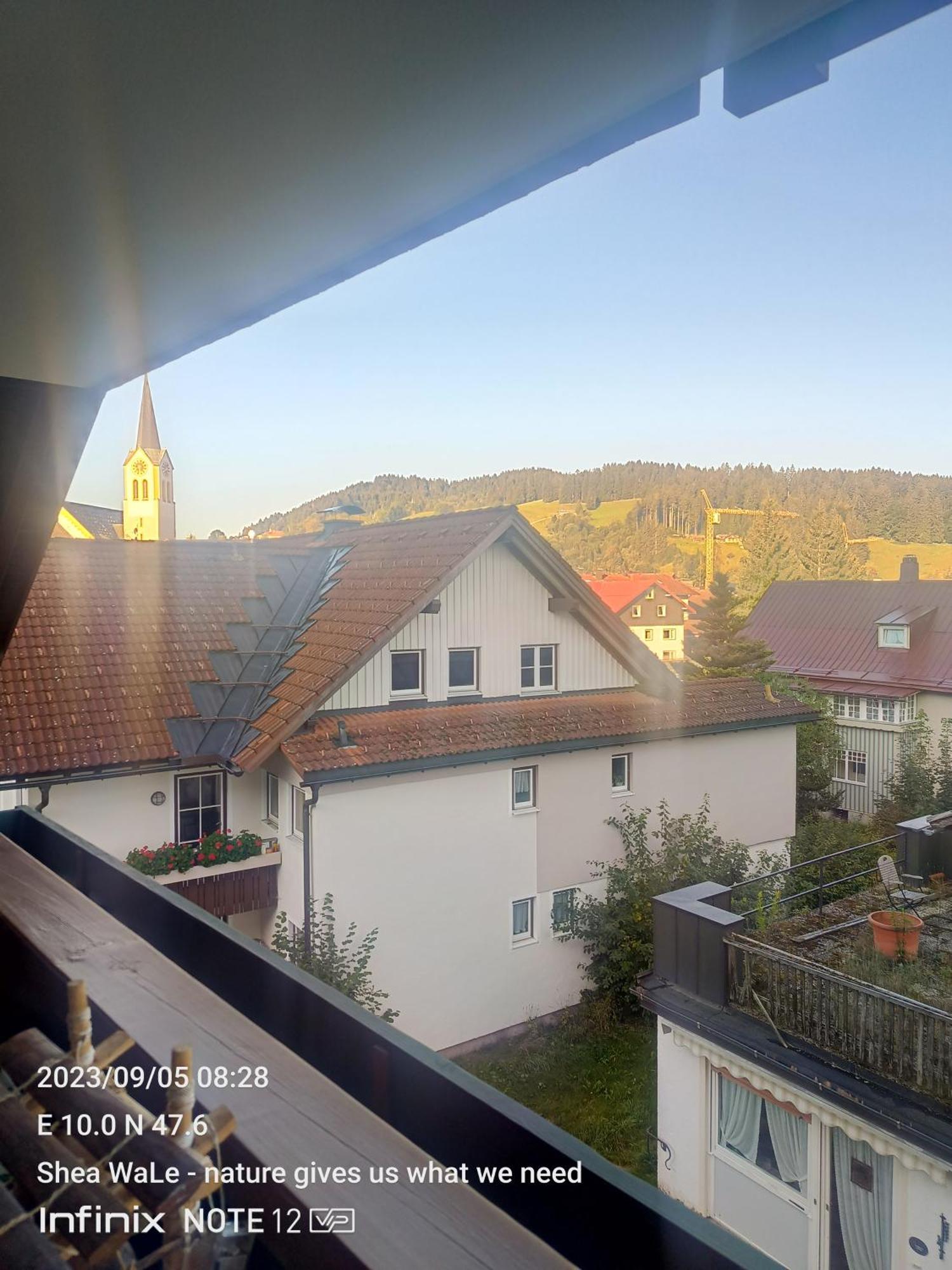 Allgaeu Vibes - Fusslaeufige Erreichbarkeit Vom Bahnhof, Mit Aussicht, Wettergeschuetzter Balkon Oberstaufen Exterior foto